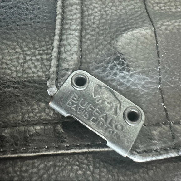 Men’s Buffalo David Bitton Vegan leather jacket. Bomber, black Good used XL - Picture 6 of 16